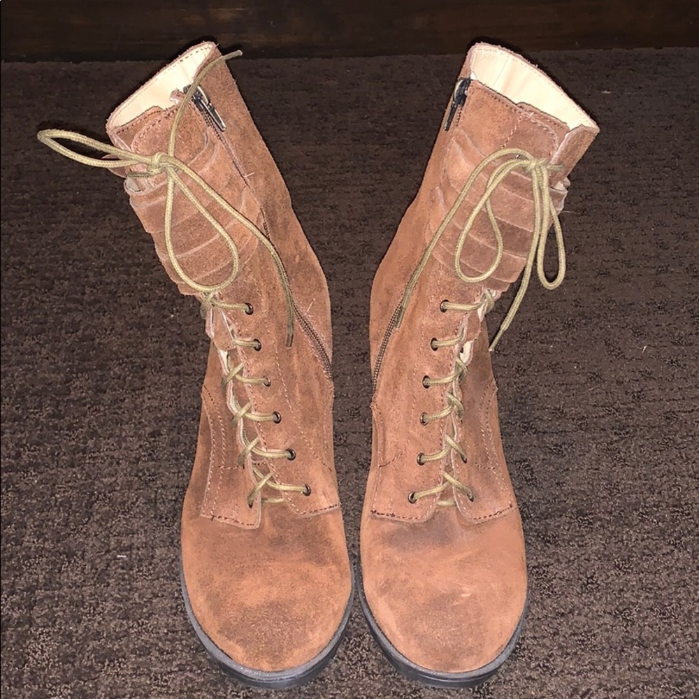 MARC FISHER suede bootie
